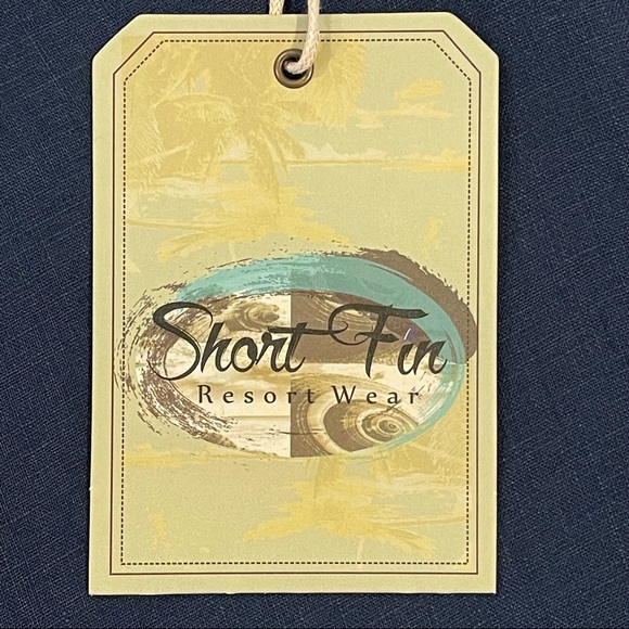 100% Linen Shirt - Short Fin Resort Wear - Picture 11 of 16